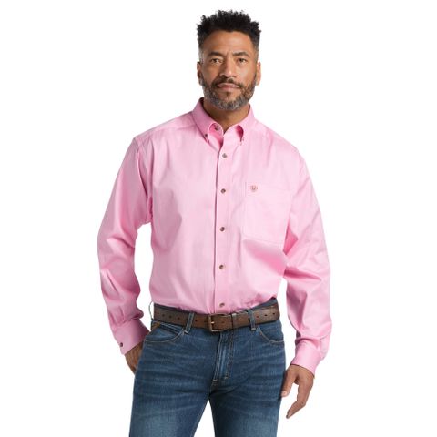 Men's Solid Twill L/S Western Shirt - 10016692