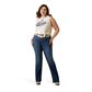 Women's Miriam Mid Rise Plus Size Jean - 10044384PL