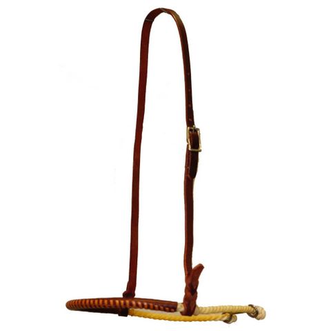 Leather Covered Single Rope Noseband - FOR21-2030