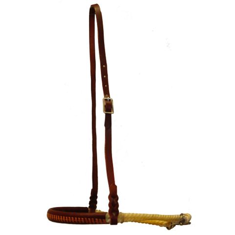 Leather Covered Double Rope Noseband - FOR21-2035