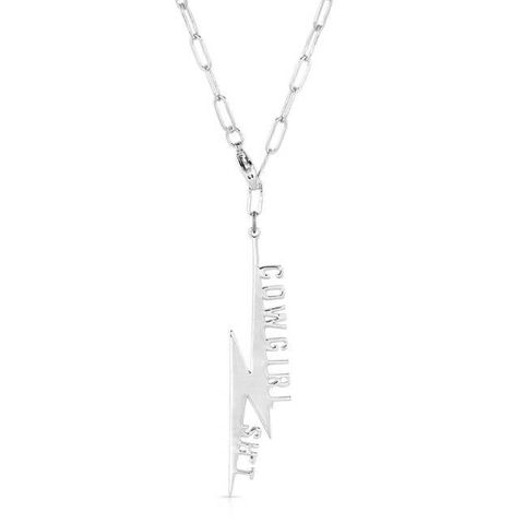 Cowgirl Sh*t Lightning Bolt Necklace - CSTNC5615