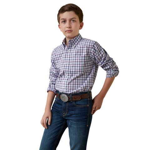 Boy's Pro Series Meir L/S Western Shirt - 10044917
