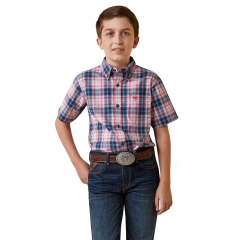 Boy's Pro Series Olen S/S Western Shirt - 10044924