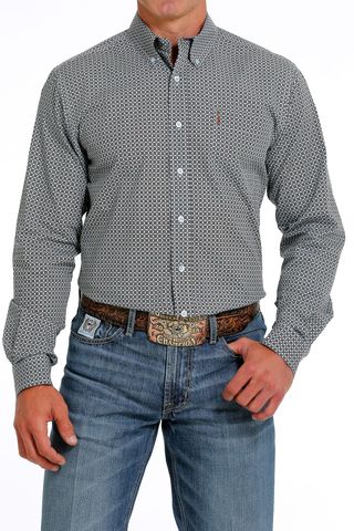 Men's Modern Fit L/S Western Shirt - MTW1347080