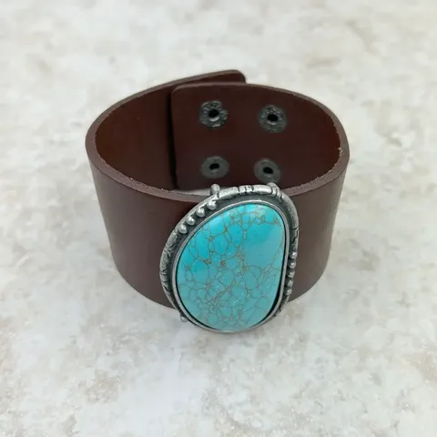 Mens deals leather cuff