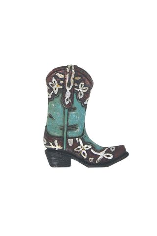 Turquoise Western Boot Magnet - P3S1940GFT