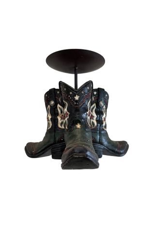 Western Boot Candle Holder - P3S1930GFT