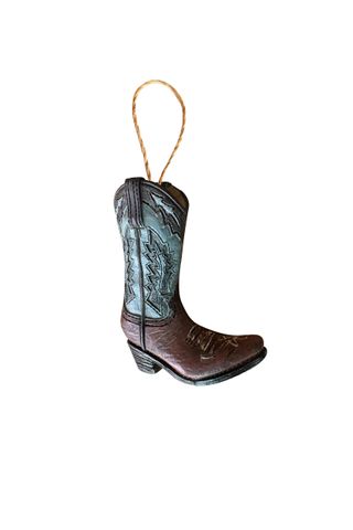 Western Boot Christmas Ornament - P3S1933GFT