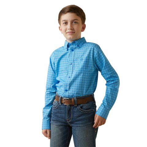 Boy's Lake Classic L/S Western Shirt - 10043714