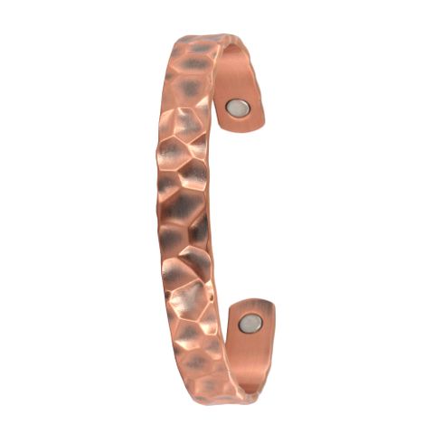 Hammertone Copper Magnetic Bracelet - B746-1