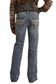 Girl's Aztec Embroidered Bootcut Jean - BG4MD03062