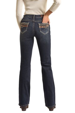 Women's Mid Rise Rock N Roll Jean - BW4MD02965