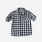 Boy's Dress Shirt Large Navy Check - LH24SACB07