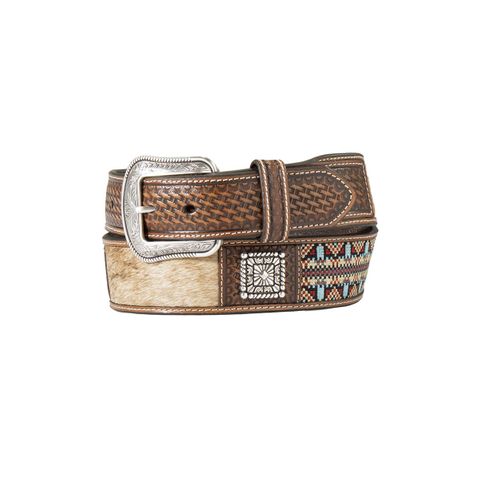 3D Men's Aztec Concho Western Belt - D100015902