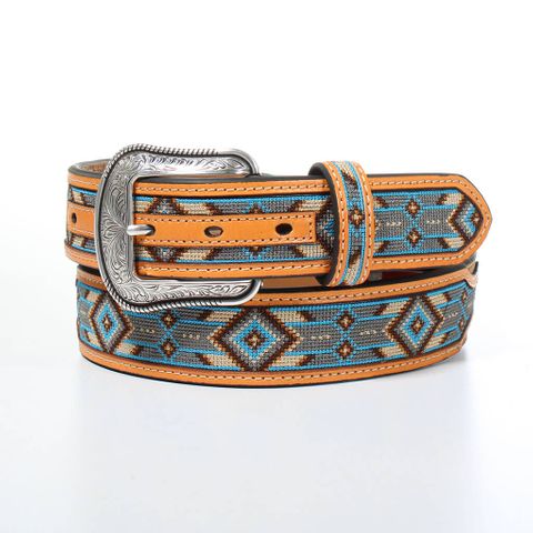 3D Men's Aztec Western Belt - D100014144