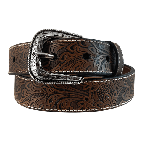 Boy's Natural Leather Western Belt - 1774300