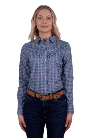 Women's Asher L/S Western Shirt - X4W2126057
