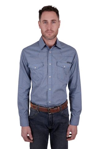 Men's Dino L/S Western Shirt - X4W1111007