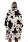 Women's Cow Print Snuggle Hoodie - PCP2933SNU