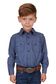 Boy's Melville L/S Western Shirt - P4W3100822