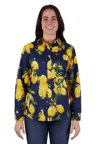 Women's Sana Full Placket L/S Shirt - H4W2101200