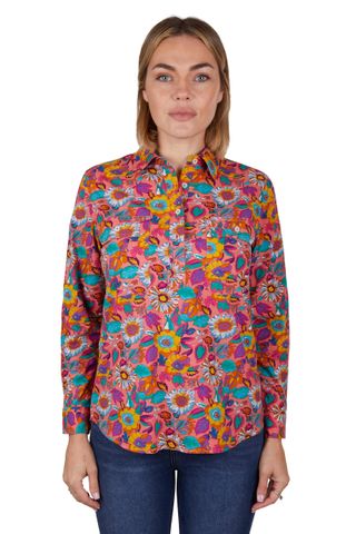 Women's Susie 1/2 Placket L/S Shirt - H4W2101204