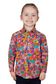 Girl's Susie 1/2 Placket L/S Shirt - H4W7101204