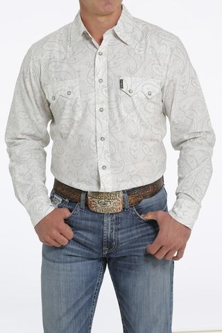 Men's Modern Fit L/S Western Shirt - MTW1301059