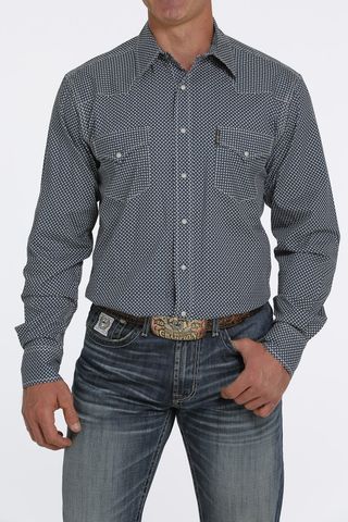 Men's Modern Fit L/S Western Shirt - MTW1303061