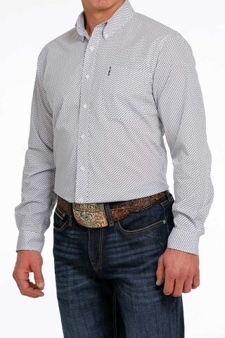 Men's Modern Fit L/S Western Shirt - MTW1347064