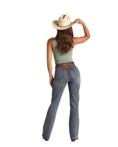 Rock & Roll High Rise Bootcut Jeans- Western Jeans