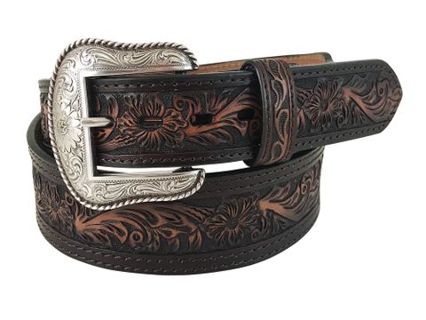 Men's Tooled Leather Western Belt - 8634500
