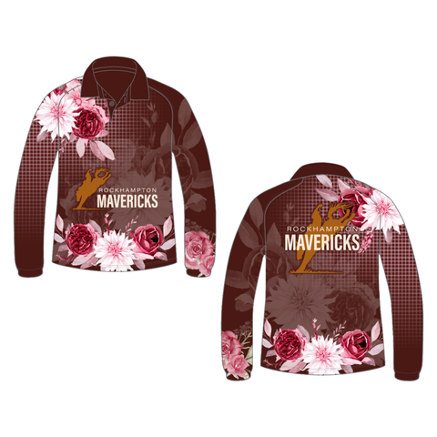 Women's Floral L/S Jersey - RMFLORAL