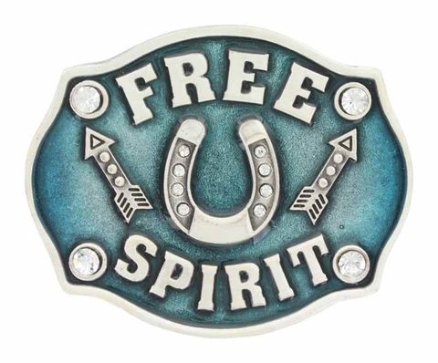 Girl's Turquoise Free Spirit Buckle - A606