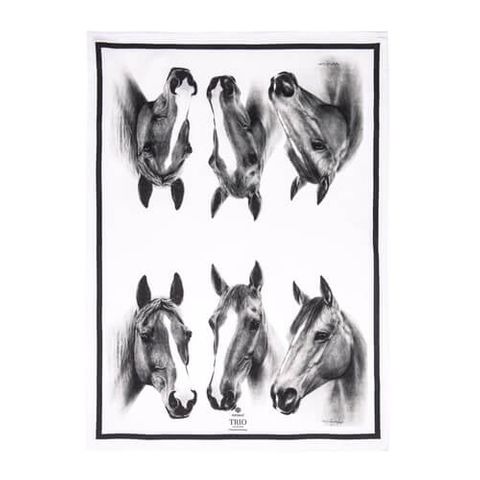 Trio Chestnut Horses Kitchen Towel - 521312