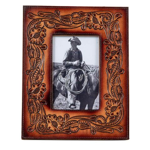 This Moment in Time Hand-Tooled Frame - S-8192