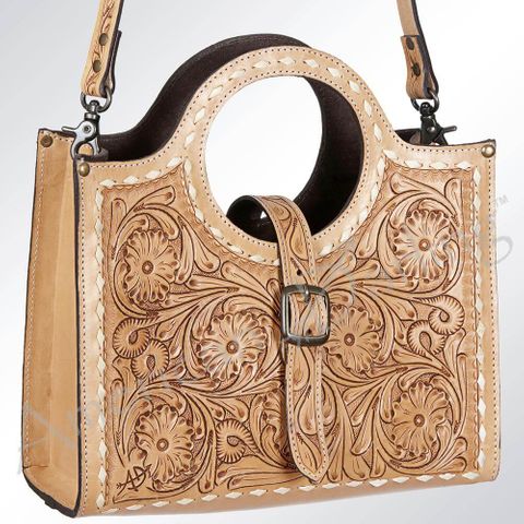 Women's Tooled Western Handbag - ADBG500