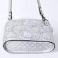 Women's Silver Tooled Western Handbag - ADBG1138C