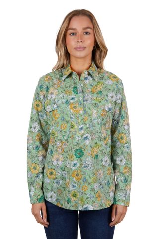 Women's Tui 1/2 Placket L/S Shirt - H4S2101047
