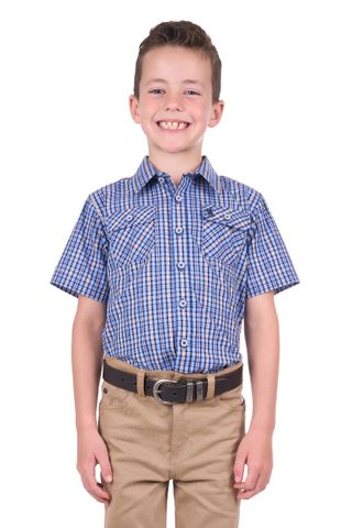 Boy's Gus 2 Pocket S/S Shirt - T4S3142041