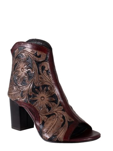 Women's Mika Back Zip Western Boot - 21946530