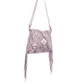 Women's Silver Rose Trail Hide Bag - S-10742