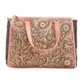 Women's Pony Falls Hand Tooled Bag - S-9774