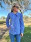 Women's Clementine L/S Shirt - CLEMENTINEBLUE