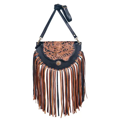 Women's Crossbody Tooled Bag - ADBGA540A