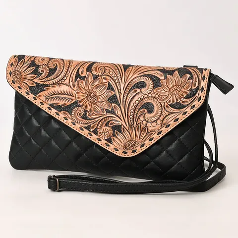 Women's Tooled Clutch - ADBG1672