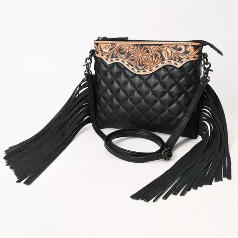 Women's Fringed Handbag - ADBG1683