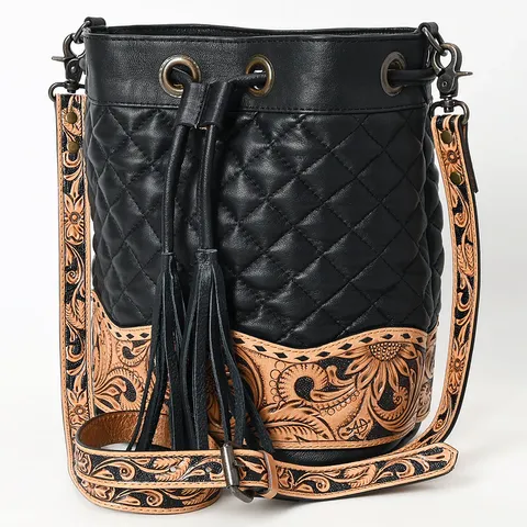 Women's Bucket Hand Tooled Bag - ADBG1670