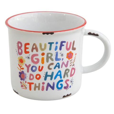 MUG357 Beautiful Girl Camp Mug