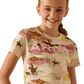 Girl's Hawaiiant S/S Western Shirt - 10048591